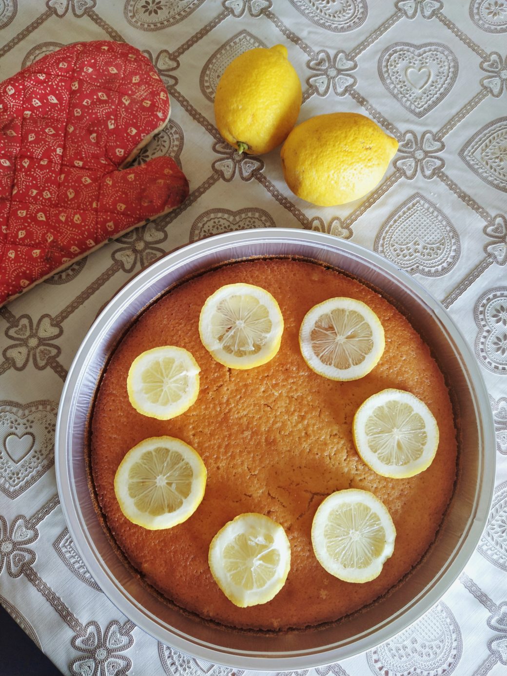Torta al limone senza burro e senza latte